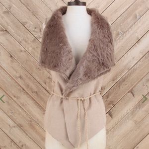 Altar’d State Faux Fir Vest